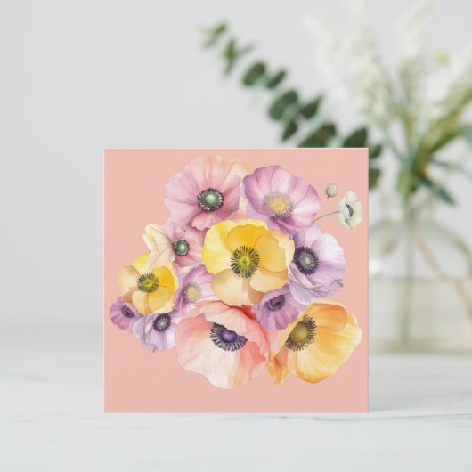Burst of Anemones Flat Card (スタンド正面)