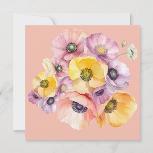 Burst of Anemones Flat Card (正面)