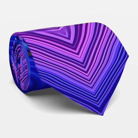 ~ Burst of Blue ~ Fractal Design ~ Original ~  ネクタイ (ロール)