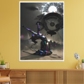 Burst of Joy キャンバスプリント (インサイチュ (リビング))