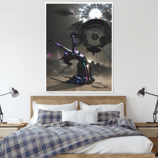 Burst of Joy キャンバスプリント (インサイチュ (寝室))