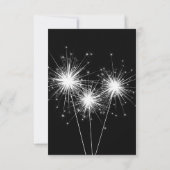 Burst of Sparkles RSVP (黒) (裏面)