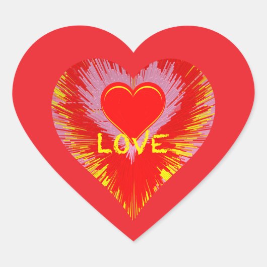 Bursting Heart ハートシール (正面)