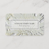 ©Bursting Joy/ Embossed-Like Floral Design 名刺 (正面)