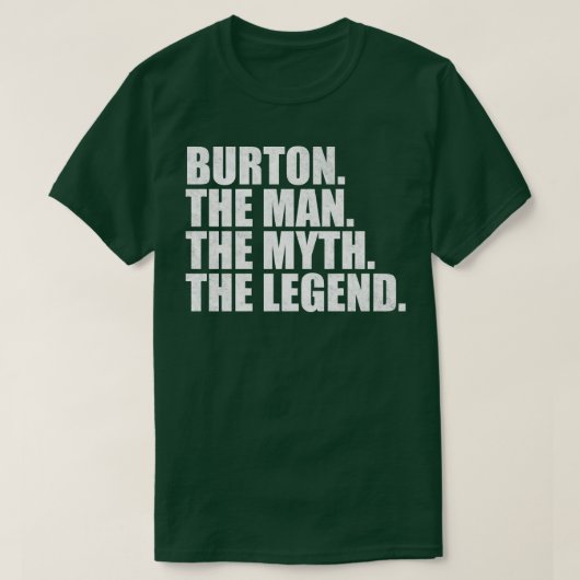 BurtonBurtonファミリー名Burton姓Burton S Tシャツ (デザイン正面)