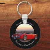 BurtsGarage.comヴィンテージSportscars Keychain キーホルダー (正面)