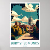 Bury S Edmunds Travel Print Wall Art Bury S Edmund ポスター (正面)
