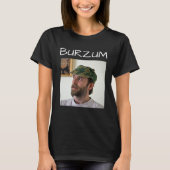 Burzum Varg Vikernes Black Metal History Tシャツ (正面)