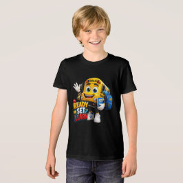 Bus Boss | かわいいバスケのスクールバスのマスコット トライブレンドTシャツ
