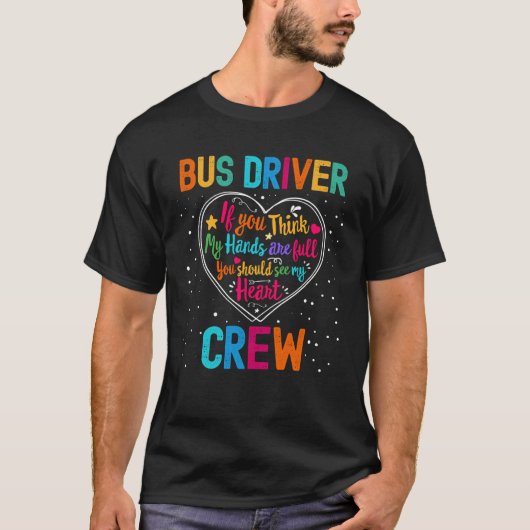 Bus Driver Crew Appreciation Week Back to School H Tシャツ (正面)