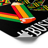 Bus Driver Love Map African American Black History ポスター (角)