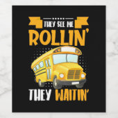 Bus Driver See Me Rollin ワインラベル (シングルラベル)