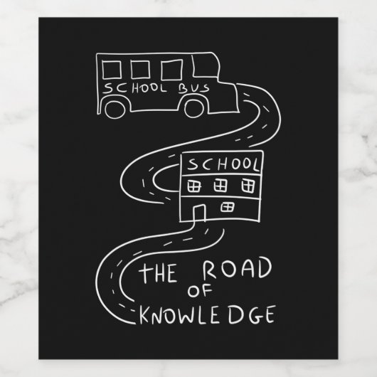 Bus Driver The Road of Knowledge ワインラベル (シングルラベル)
