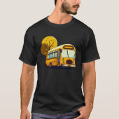 Bus In Front Of Trees Bus Driver Tシャツ (正面)