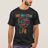 Bus Monitor Life Appreciation Week Back to School  Tシャツ (正面)