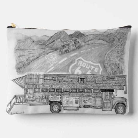 Bus on an accesoty pouch アクセサリーポーチ (正面)