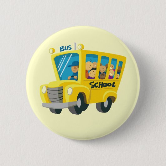 Bus school - 缶バッジ (正面)