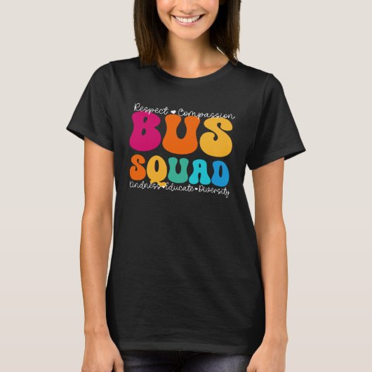 Bus Squad Appreciation Week Back to School Tシャツ (正面)