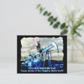 "BUSH油"ゲージュWブッシュ油ウェルポストカード ポストカード (スタンド正面)