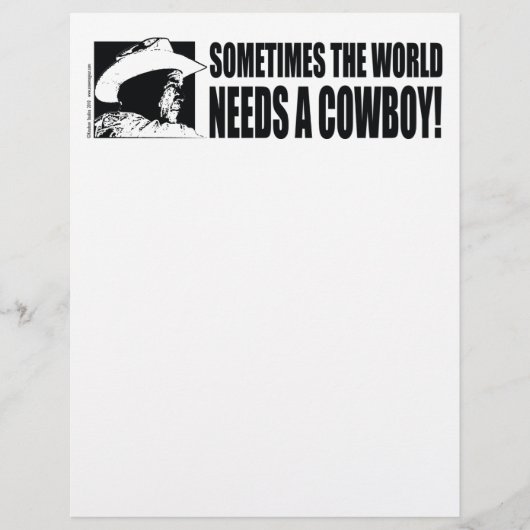 BUSH – カウボーイハットホワイト チラシ (正面)