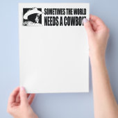 BUSH – カウボーイハットホワイト チラシ (手)