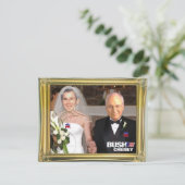 Bush_ゲイ_結婚 ポストカード (スタンド正面)