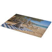 Bush BBQ with Kangaroos and Koalas カッティングボード (角)