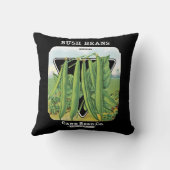 Bush Beansシードパケットラベル クッション (裏面)