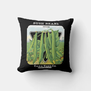 Bush Beansシードパケットラベル クッション