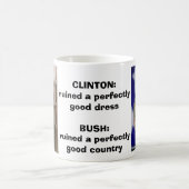 BUSH/CLINTON コーヒーマグカップ (中央)