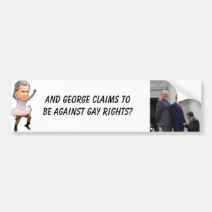 bush_dance4、bush123およびあるジョージの要求… バンパーステッカー