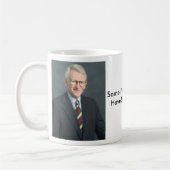 bush_gay市長PoliticiansHaveのある秘密! コーヒーマグカップ (左)