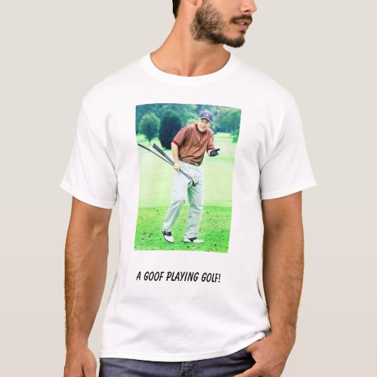 Bush_Golfのゴルフを遊ぶAの間抜け! Tシャツ (正面)
