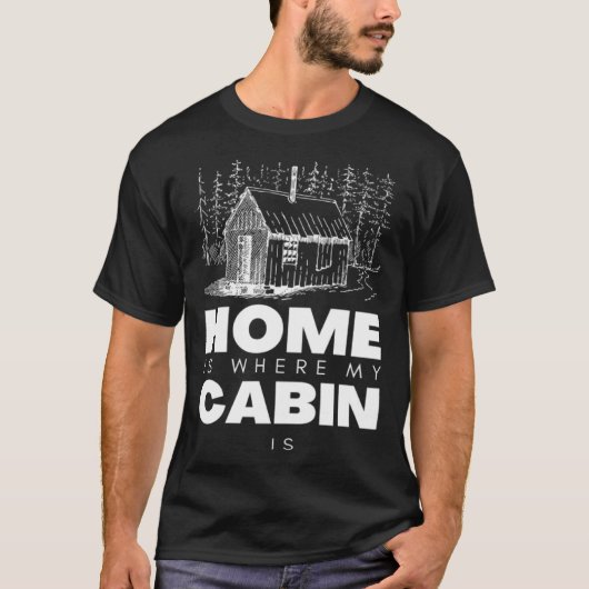 Bushcraft Cabin Bushcraft Gear and Bushcraft Tools Tシャツ (正面)