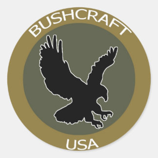 BushcraftUSAブラウンパッチ ラウンドシール