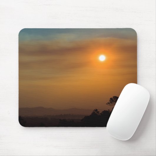 Bushfireの日没 マウスパッド (マウス)