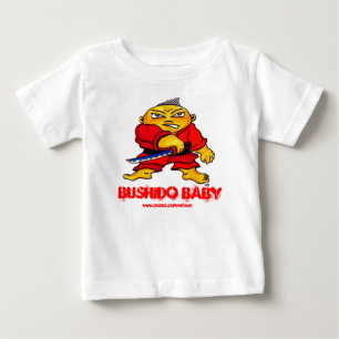 BushidoのベビーのおもしろTシャツ ベビーTシャツ