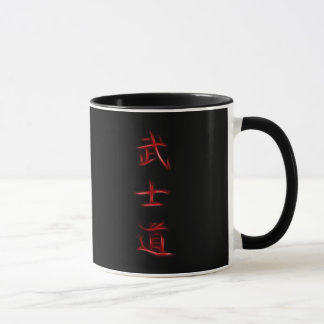 Bushidoの武士コード日本のな漢字の記号 マグカップ