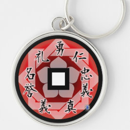 Bushidoの漢字の日本ので中国のなkeychain キーホルダー