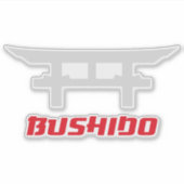 Bushido Martial Arts Honor シール (正面)