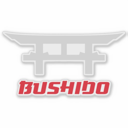 Bushido Martial Arts Honor シール (正面)