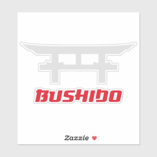 Bushido Martial Arts Honor シール (シート)