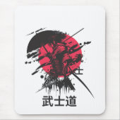 Bushido Spirit: Samurai Warrior Aesthetic マウスパッド (正面)