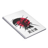 Bushido Spirit: Samurai Warrior Aesthetic Notebook ノートブック (右側)