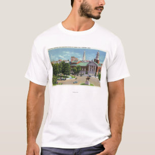 Bushnellの記念物、ラファイエットの彫像 Tシャツ