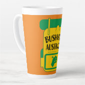 Bushwalking Australia カフェラテマグ (左アングル)