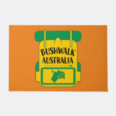 Bushwalking Australia ドアマット (正面)