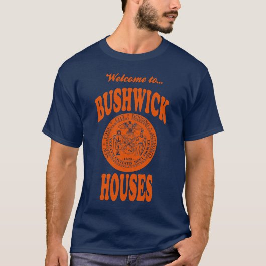 Bushwickへの歓迎はTシャツを収納します Tシャツ (正面)