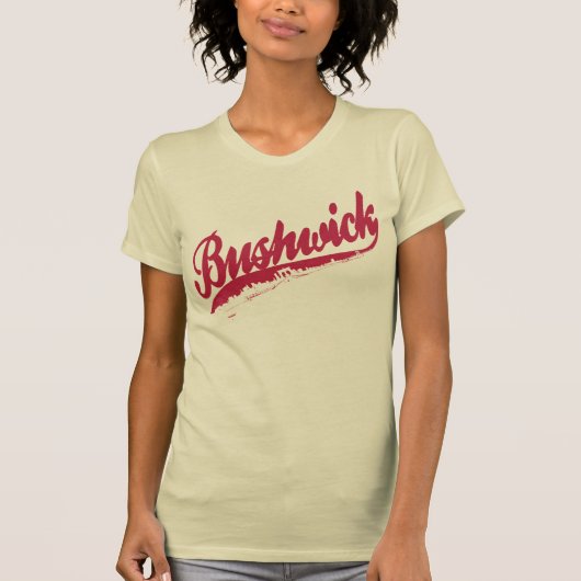 Bushwickブルックリンの女性 Tシャツ (正面)