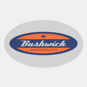 Bushwick 楕円形シール
